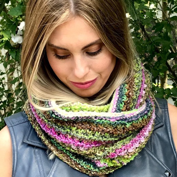 Mona's Collection Accessories - Handmade Eternity Scarf for Women (K14) 13H